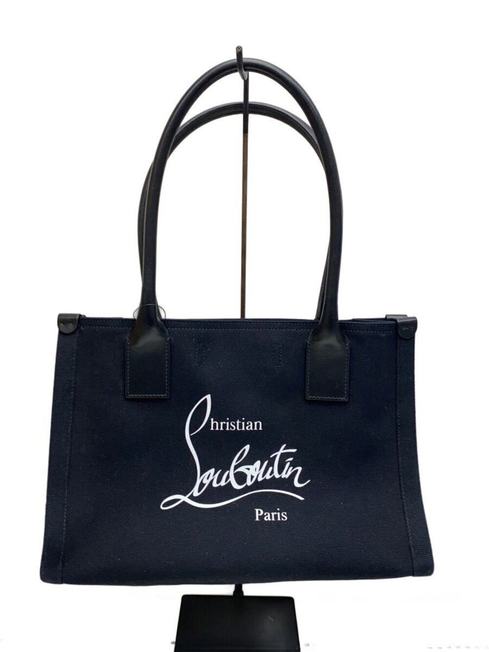Christian Louboutin Tote Bag Canvas Black